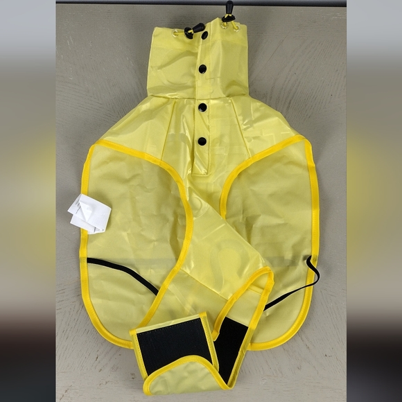 Yellow Zooland Dog Raincoat - Picture 3 of 9